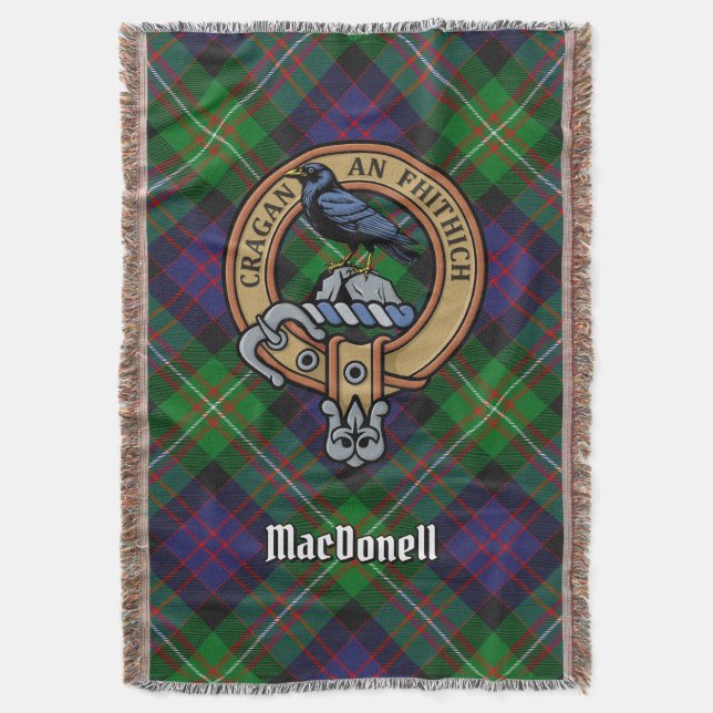 Manta Escudo de armas del Clan MacDonell de Glengarry so (Frente vertical)