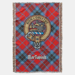 Manta Escudo de armas del Clan MacTavish sobre tartán