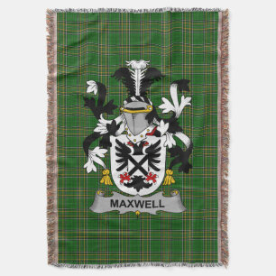 Manta Escudo de armas Maxwell irlandés Crest Irlanda I