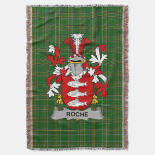 Manta Escudo de armas roche irlandés Crest Ireland Iri