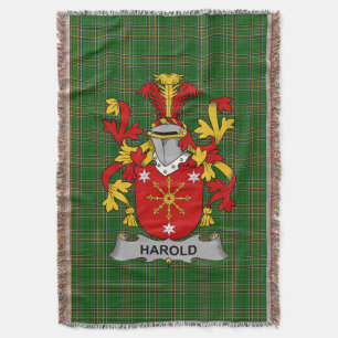 Manta Escudo familiar irlandés Harold o Harrell