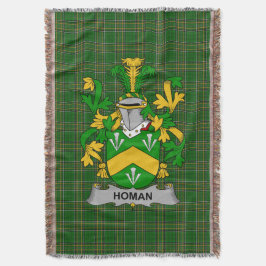 Manta Escudo familiar irlandés Homan o Howman Crest I