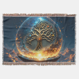 Manta Esfera de la Vida – El Árbol del Mundo Dorado.