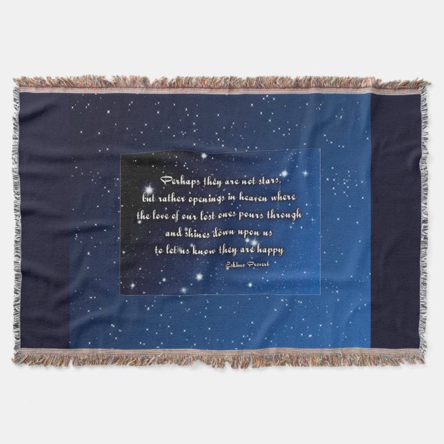 Manta Eskimo Proverb Quizás no son estrellas (Anverso)