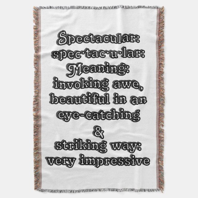 Manta Espectacular: especificación de definición・tac・u・l (Frente vertical)