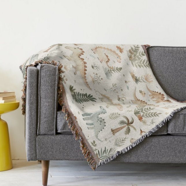 Manta Espectacular patrón de dinosaurios de la jungla de (Subido por el creador)