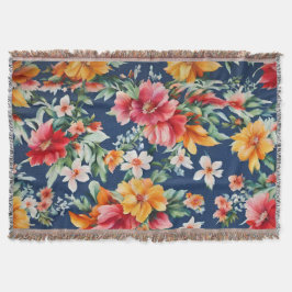 Manta Espectáculo floral brillante de verano en Italia