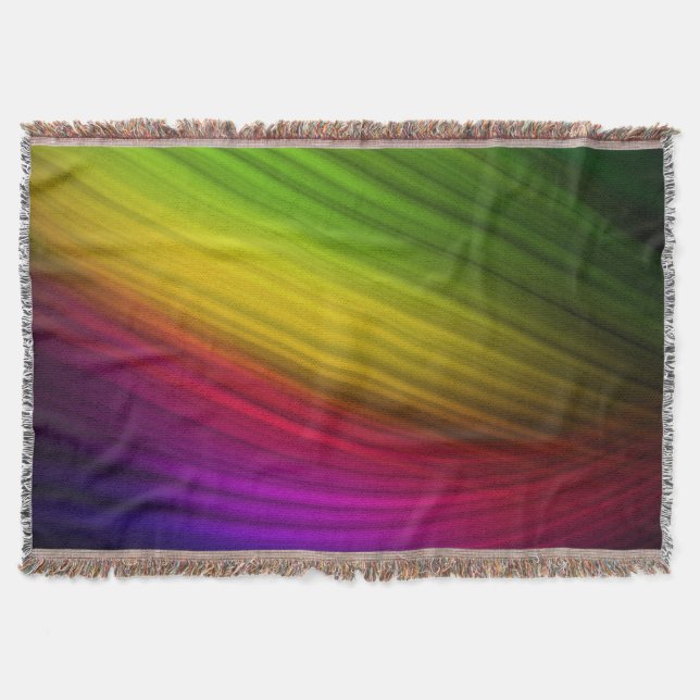 Manta Espectro Impresionante de Colores de Arcoíris (Anverso)