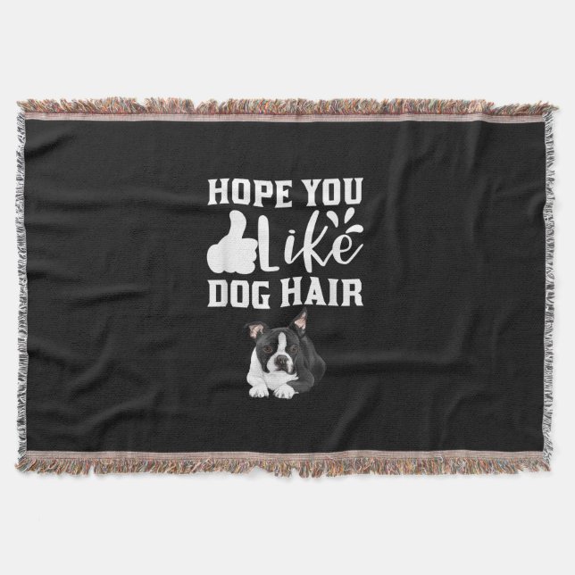 Manta Espero Que Te Guste El Cabello De Perro Funny Bost (Anverso)