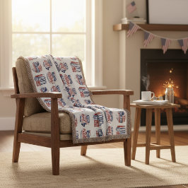 Manta Espíritu de independencia 4 de julio