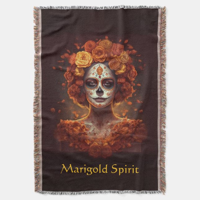 Manta Espíritu Marigold, personalizado (Frente vertical)