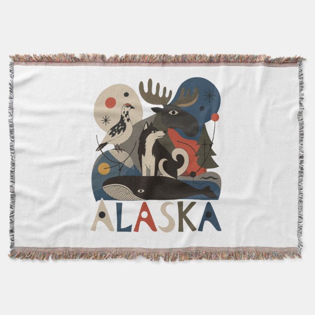 Manta Espíritu Salvaje de Alaska (Anverso)