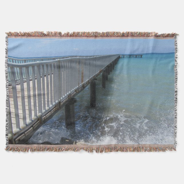 Manta Esplandor de olas en el diseño de Wharf (Anverso)