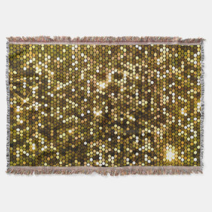 Manta Espuma de oro: fondo brillante.