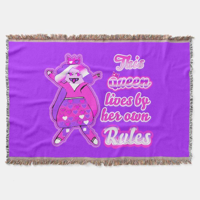 Manta Esta reina vive por sus propias reglas (Anverso)