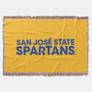 Manta Estado Spartans Wordmark de San Jose