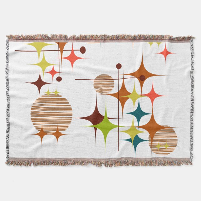 Manta Estallidos de estrellas y globos modernos de media (Anverso)