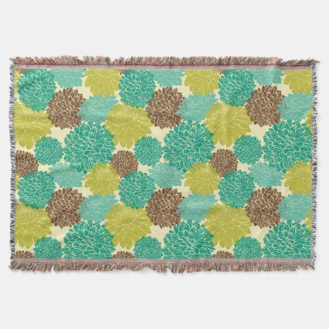 Manta Estampado de flores 3 (Anverso)