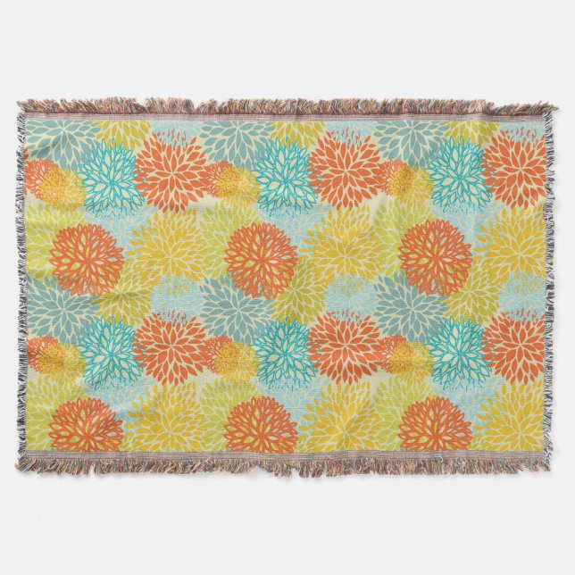 Manta Estampado de flores 3 (Anverso)