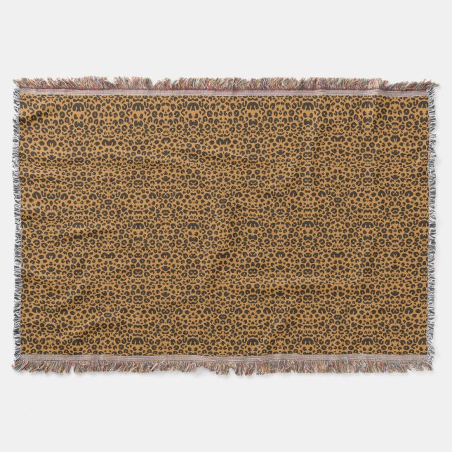 Manta Estampado de leopardo (Anverso)