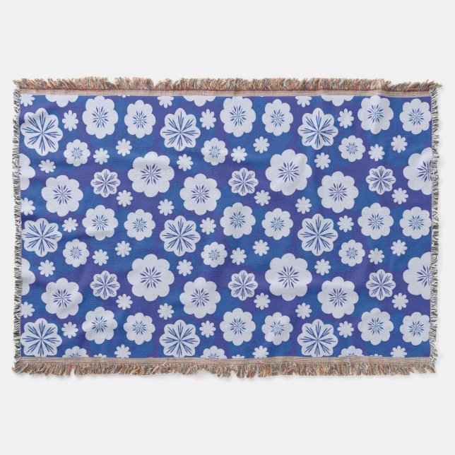 Manta estampado de plores (Anverso)