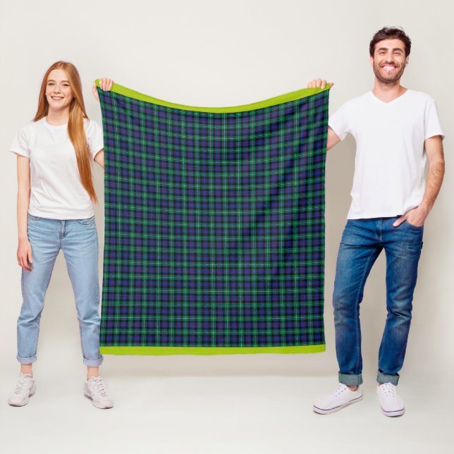 Manta estampado escocés (In situ)
