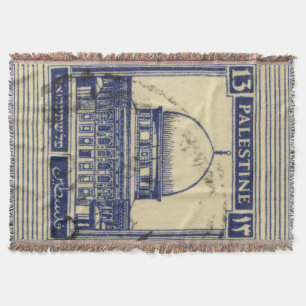 Manta estampilla palestina antigua 1920_ folclore palest