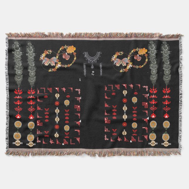 Manta Estilo Ajrak (Anverso)