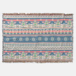 Manta Estilo azteca de árbol de Navidad - Fiesta única