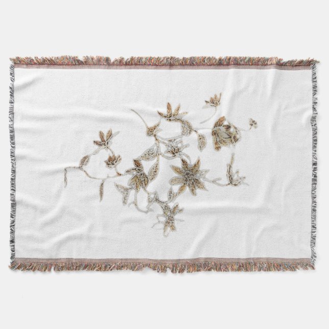 MANTA ESTILO DE ARTE Y DISEÑO EN BLANCO (Anverso)