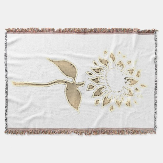 MANTA ESTILO DE ARTE Y DISEÑO EN BLANCO (Anverso)