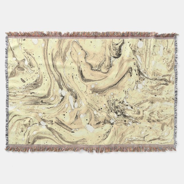 MANTA ESTILO DE ARTE Y DISEÑO EN BLANCO (Anverso)