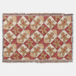 Manta Estilo de Patrón de Patchwork de Hombre de Pan de 