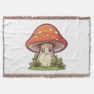 Manta Estilo kawaii lindo, recolección de hongos