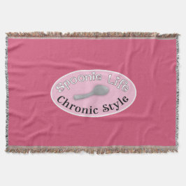 Manta Estilo Spoonie - Rosa