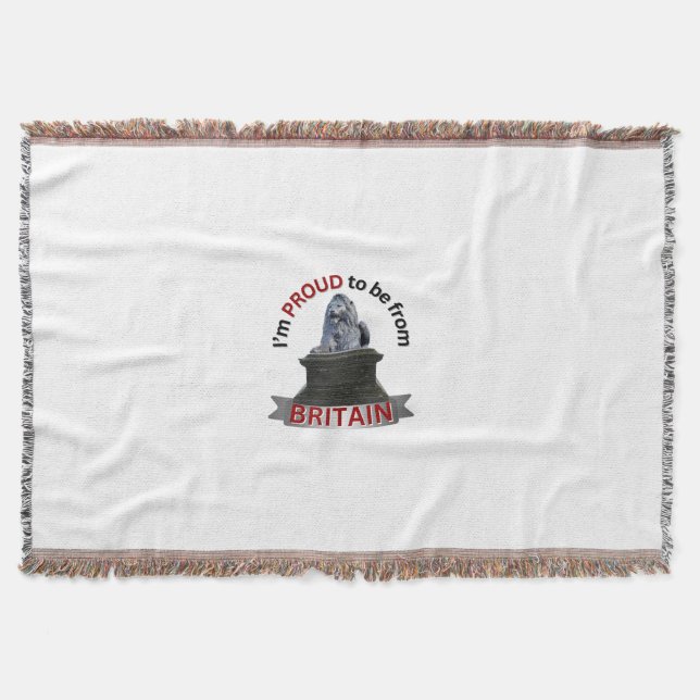 Manta Estoy orgulloso de ser británico (Anverso)