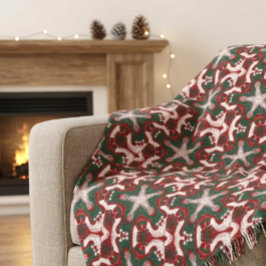 Manta Estrella de Navidad abstracta Patrón continuo líqu