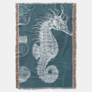 Manta Estudio azul I del Seahorse
