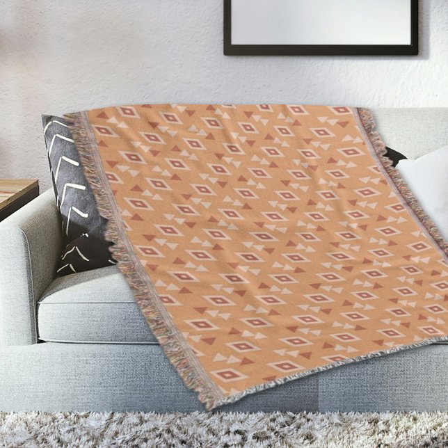 Manta étnica de patrón de color crema (Subido por el creador)