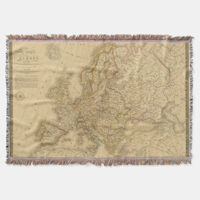 Manta Europa en 1813 (Anverso)