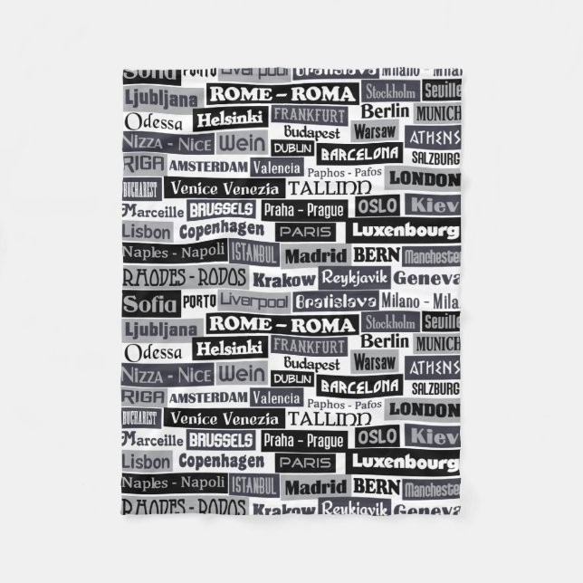 Manta europea del paño grueso y suave del viajero (Anverso)