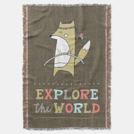 Manta Explore el mundo de los niños de Boho Fox