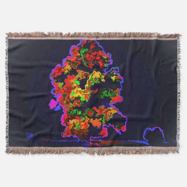 Manta Explosión de árbol neón (Anverso)