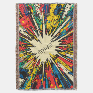 Manta Explosión de arte pop de estilo cómico (2)