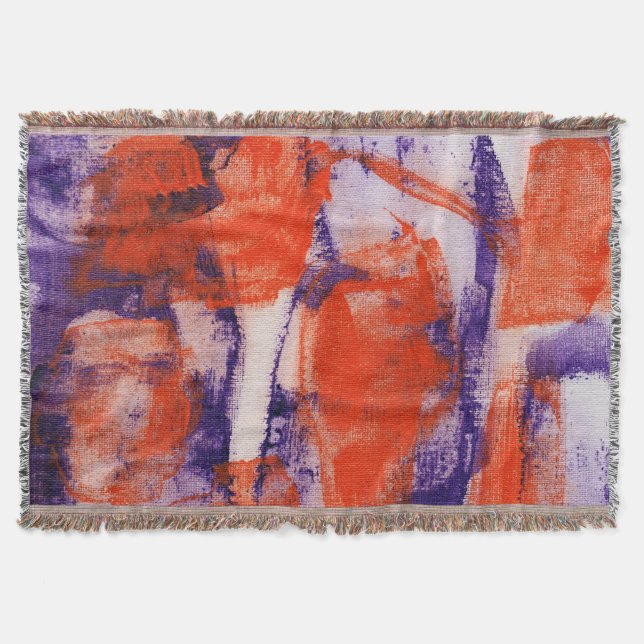 Manta Expresión abstracta #12 de Michael Moffa (Anverso)