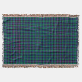 Manta Familia Armstrong Tartan Royal Blue and Green Plag