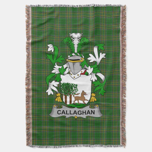 Manta Familia irlandesa Callaghan o O_Callaghan Coat of  (Frente vertical)