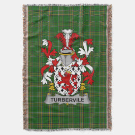Manta Familia irlandesa Tuberville o Tuberville Coat of