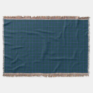 Manta Familia Navy Blue Douglas Tartán moderno