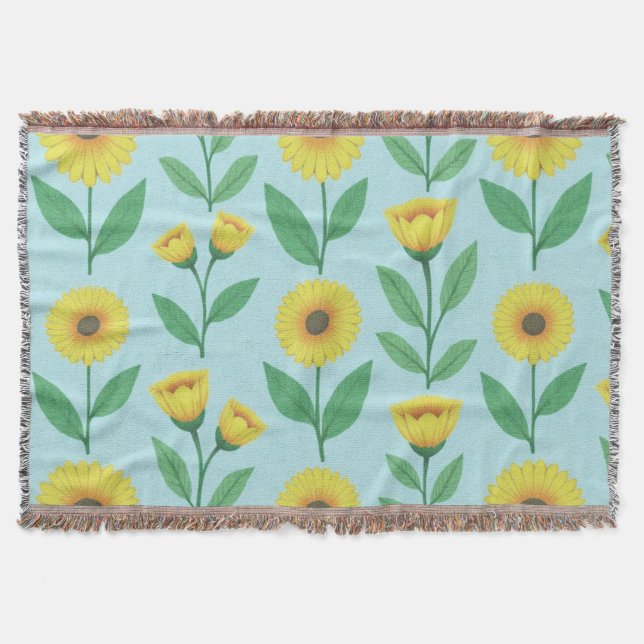 Manta Fantasía Alegre Flor (Anverso)